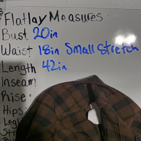 Vintage Plaid Buttondown Brown Sheath Sleeveless Midi Vest Dress with V-Neck - Picture 6 of 6